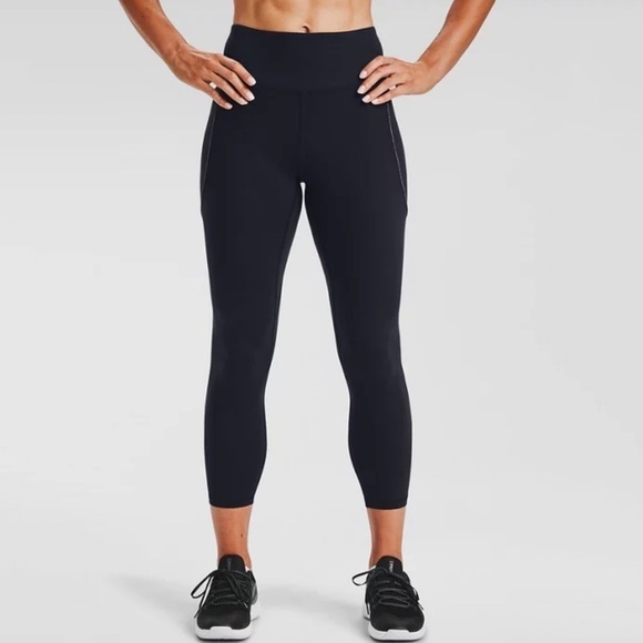 NWT Under Armour UA HydraFuse High Rise Active Leggings in Black - Picture 4 of 11